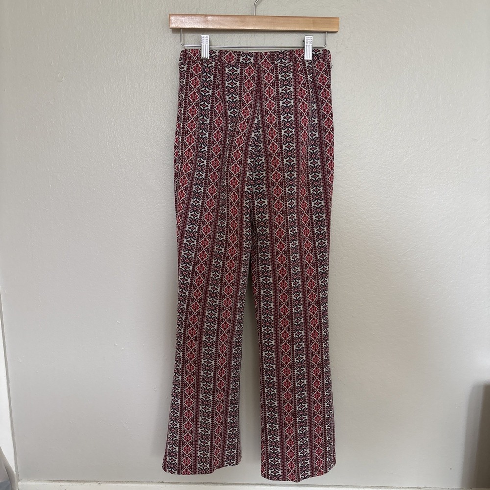 Vintage‎ Miss Holly Pants Women 60s 70s Flare Disco Hippie Festival Groovy - Picture 3 of 8